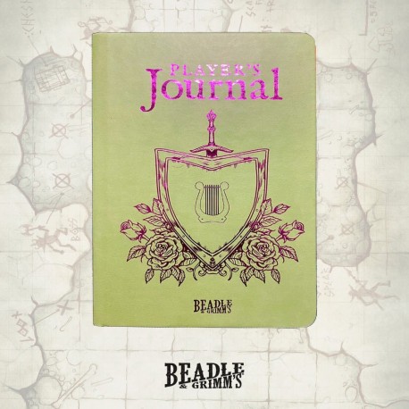 Carnet A5 Sage Green Shield avec design de bouclier