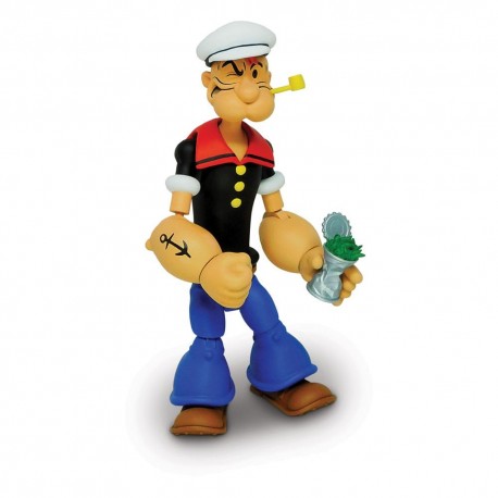 Figurine articulée Popeye avec accessoires par Boss Fight Studio