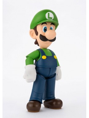 Figura Luigi 11 cm S.H. Figuarts com acessórios