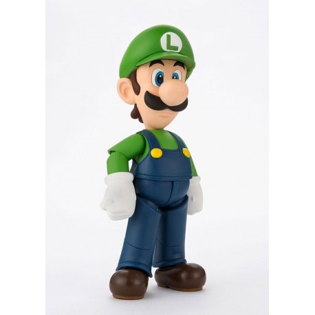 Figura Luigi 11 cm S.H. Figuarts com acessórios