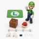 Figura Luigi 11 cm S.H. Figuarts com acessórios