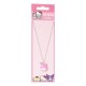 Colgante My Melody en cadena plateada