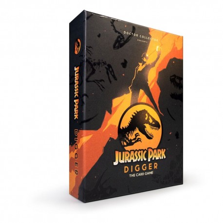 Boîte et cartes du jeu Jurassic Park Digger