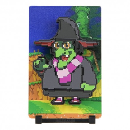 Figura magnética Gruntilda de Banjo-Kazooie em pixel art