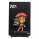 Figurine magnétique de Ed et Ein de Cowboy Bebop, design pixelisé