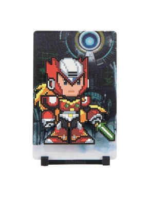 Figurine magnétique Zero Mega Man 11 cm avec design en pixels