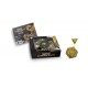 Pack de dados metálicos Dungeons & Dragons Dragon Scale Gold