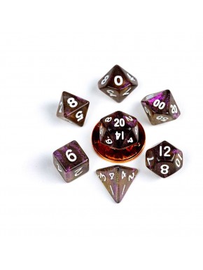 Mini dados Stardust Supervolcano de FanRoll