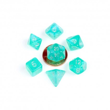 FanRoll Mini Pack de Dados Stardust Turquoise