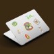 Pack d'autocollants Shrek sous licence officielle