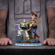 Estátua de Buzz e Woody de Toy Story em polirresina