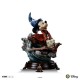 Estátua do Feiticeiro Mickey da Disney com chapéu azul, 28 cm