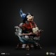 Estátua do Feiticeiro Mickey da Disney com chapéu azul, 28 cm