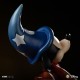 Estátua do Feiticeiro Mickey da Disney com chapéu azul, 28 cm