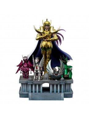 Estátua Aries Mu Deluxe de Saint Seiya, 27 cm
