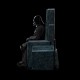 Estátua de Darth Vader no trono, escala 1/10