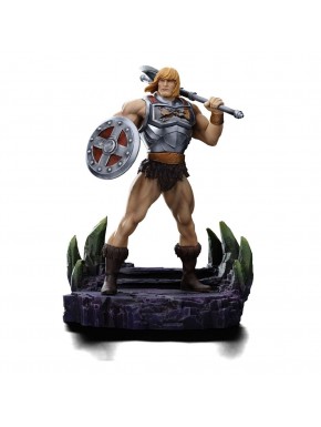 Estátua He-Man Battle Armor Mestres do Universo