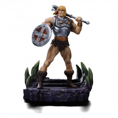 Estátua He-Man Battle Armor Mestres do Universo