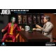 Figura do Joker no cenário de programa de TV