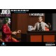 Figura do Joker no cenário de programa de TV