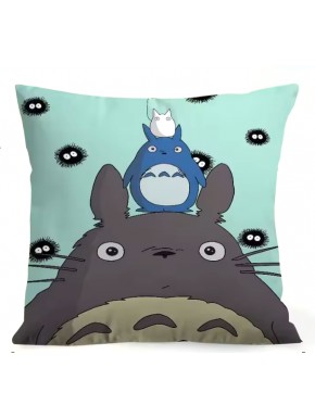 Housse de coussin Mon voisin Totoro 30x30cm avec design double face