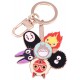 Porte-clés rotatif avec personnages Studio Ghibli