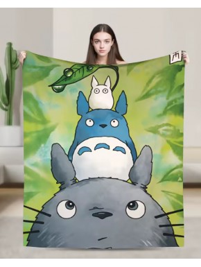 Plaid Trois Totoro de Studio Ghibli