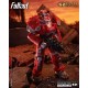 Figura articulada Nuka Cola T-60 de Fallout 76 em vermelho e prata