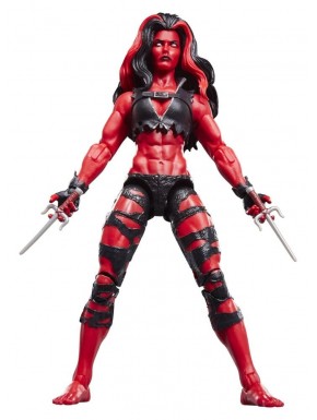 Figura de ação Red She-Hulk com acessórios