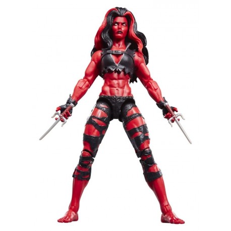 Figura de ação Red She-Hulk com acessórios