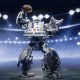 Figura Transformers Starblitz Dallas Cowboys em modo robô