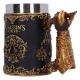 Jarra decorativa Assassin's Creed con detalles dorados