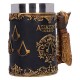 Jarra decorativa Assassin's Creed con detalles dorados