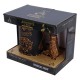 Jarra decorativa Assassin's Creed con detalles dorados