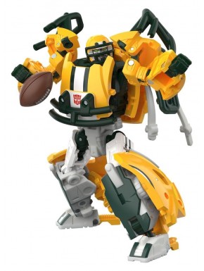 Figurine Transformers Green Bay Packers Tundra Prime en mode robot