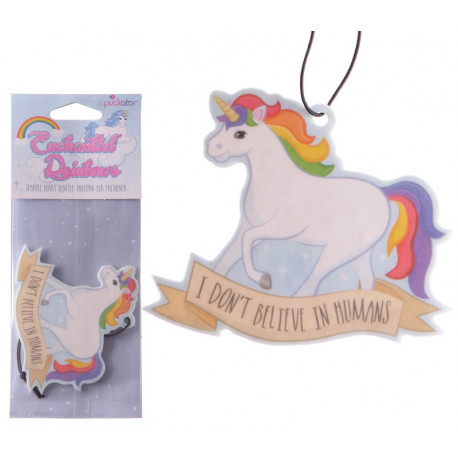 Ambientador coche Unicornio Don't Believe in Humans
