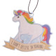 Ambientador coche Unicornio Don't Believe in Humans