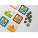 Caja y componentes del juego de mesa Paper World