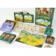 Caja y componentes del juego de mesa Kronologic: Cuzco 1450