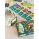 Caja y componentes del juego de mesa Kronologic: Cuzco 1450
