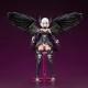 Maquette Lumitea Arcanadea avec ailes noires déployées