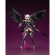 Maquette Lumitea Arcanadea avec ailes noires déployées