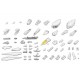 Accessoires Kotobukiya Heavy Weapon Unit 64 Weiss Vogel