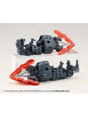Kit accessoires Heavy Weapon Unit 65 Kotobukiya avec détails rouges