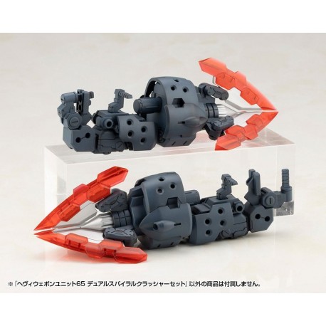 Kit accessoires Heavy Weapon Unit 65 Kotobukiya avec détails rouges