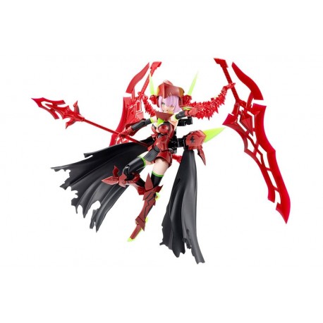 Maquette Megami Device Bullet Knights rouge et noire avec armement