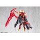 Maquette Megami Device Bullet Knights rouge et noire avec armement