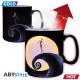 Mug thermoréactif avec Jack Skellington et lune