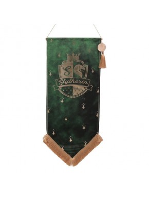 Bannière verte Serpentard de Harry Potter 70x27cm