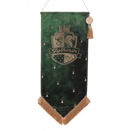 Bannière verte Serpentard de Harry Potter 70x27cm